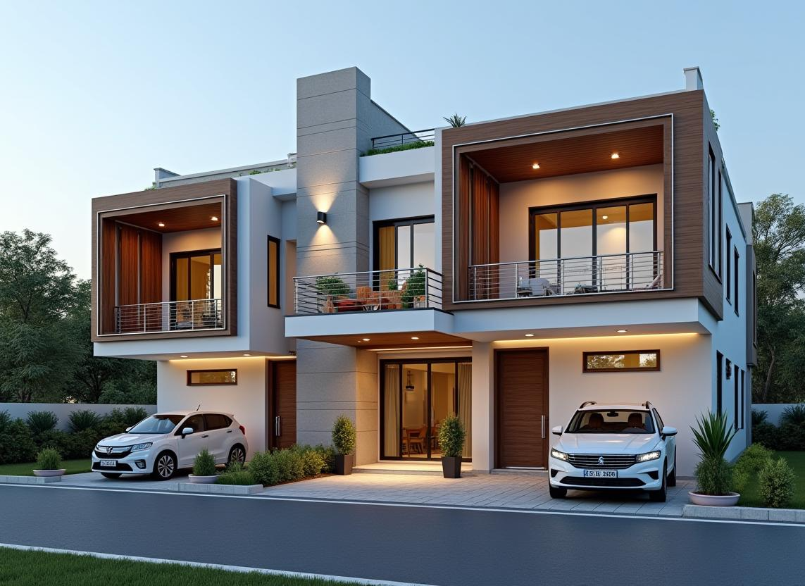 Master layout plan of The Leaf premium plotted development in Pune